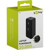 Goobay laptop powerbank (zwart, 20,000 mah, power delivery)