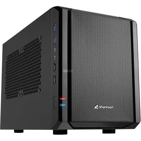 Sharkoon QB One Mini-Tower-Gehäuse (schwarz | 4x USB-A)