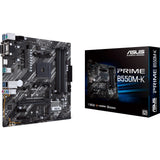 Asus Prime B550M-K Sockel AM4 Mainboard (schwarz und weiß, RAID, GB-LAN, Sound, µATX)