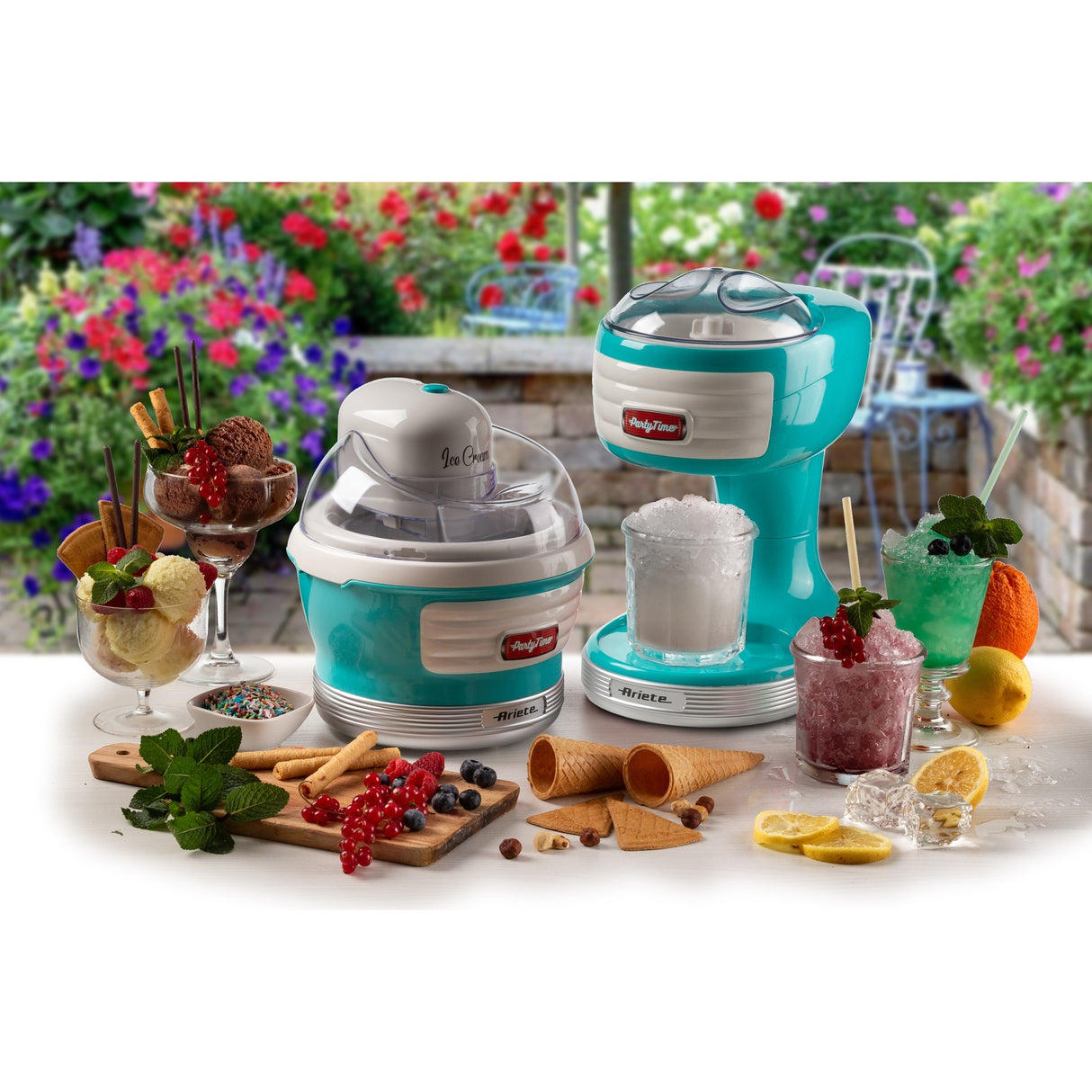 Ariete Party Time Shaved Ice Machine 0076 01 Eismaschine (Hellblau)