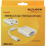 Delock Micro-HDMI zum VGA-Adapter