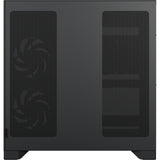 Fractal design pop 2 vision midi tower behuizing (zwart | 1x usb-a | 1x usb-c | tempered glass)