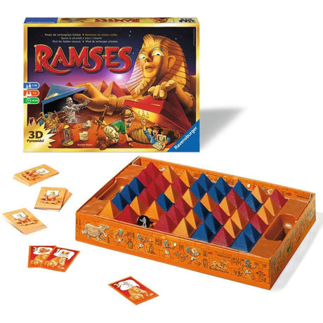 Ravensburger Ramses Brettspiel (mehrsprachig, 1 - 5 Spieler, 30 Minuten, ab 7 Jahren)