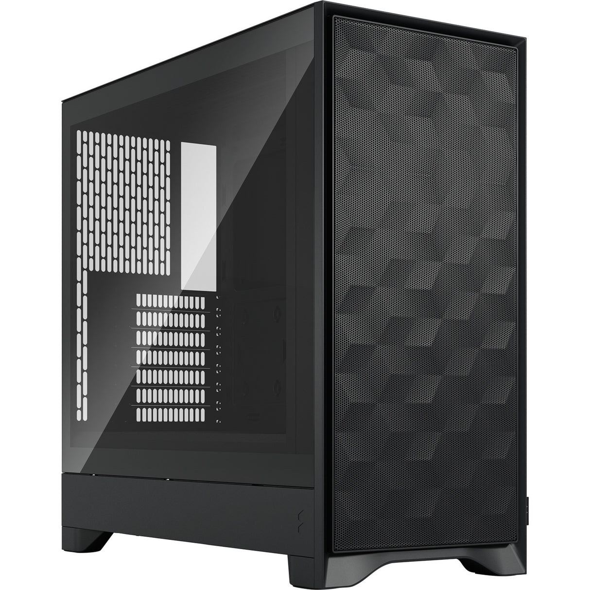 Fractal design pop 2 air midi tower behuizing (zwart | 1x usb-a | 1x usb-c | tempered glass)