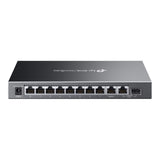 Tp-Link Omada ES210GMP 10-Port-Gigabit-Easy-Managed-Switch (schwarz, 8x PoE+, 1x Gigabit SFP)