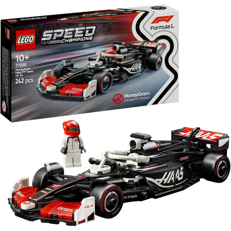 Lego Speed Champions Moneygram Hare F1 Team VF-24 Rennwagen-Set – 77250