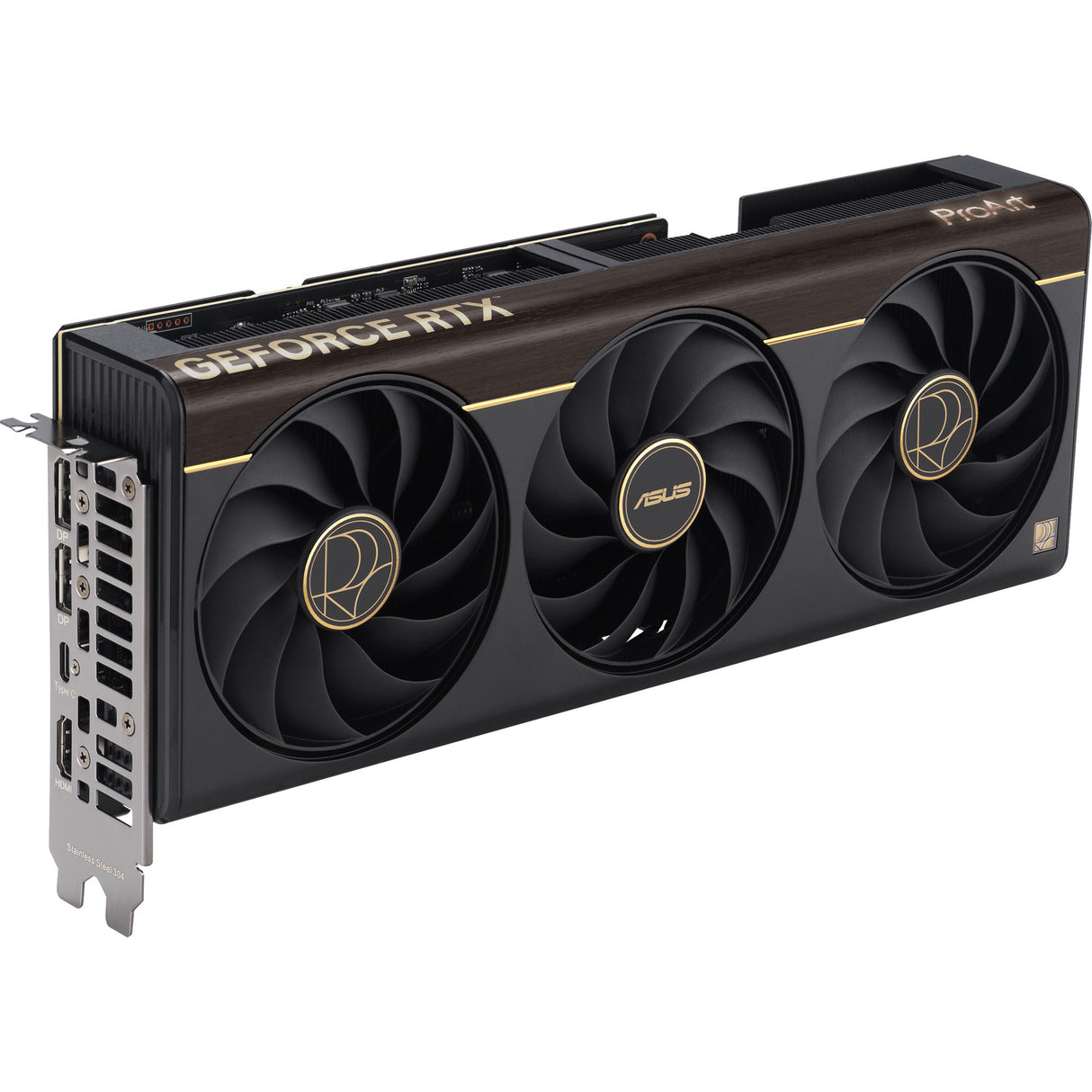 Asus proart geforce rtx 5070 ti oc grafische kaart (2x displayport, 1x hdmi 2.1, 1x usb-c, dlss 4)