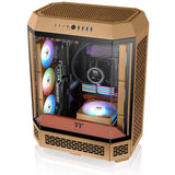 Thermaltake ct120 ex reverse argb sync pc cooling fan gravel sand (3-fan pack) case fans (lichtbruin, 3 stuks, 120 x 120 x 25 mm, pwm)