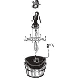 Ubbink – Acquaarte – Newcastle – Wasserspiel – Holz