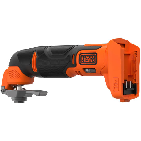 Black+decker bdcos18n-xj 18 V oszillierendes Multitool-Multifunktionswerkzeug (orange schwarz, Akku und Ladegerät nicht im Lieferumfang enthalten)