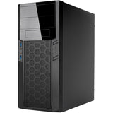Silverstone sst-ps13b Midi-Tower-Gehäuse (schwarz | 2x USB-A)