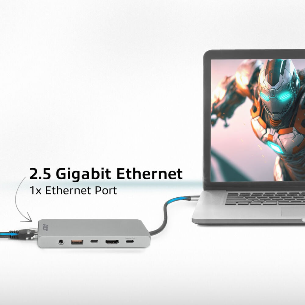 Act-Konnektivität USB-C 4K 8K 60Hz Dockingstation