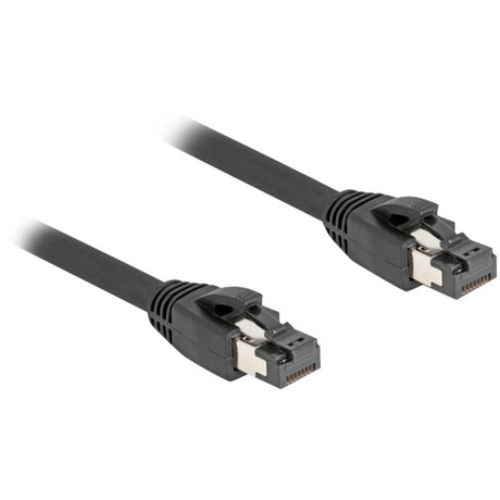 Delock Netzwerkkabel S FTP, RJ-45 mit Cat.8.1 (schwarz, 15 Meter)