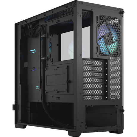 Fractal Design Pop Air RGB Midi-Tower-Gehäuse (schwarz | 2x USB-A | RGB | gehärtetes Glas)