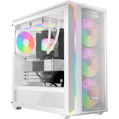 Ruhig sein! Light Wings lx pwm High-Speed-RGB-Gehäuselüfter (weiß, 3 Stück, 120 x 120 x 25 mm)