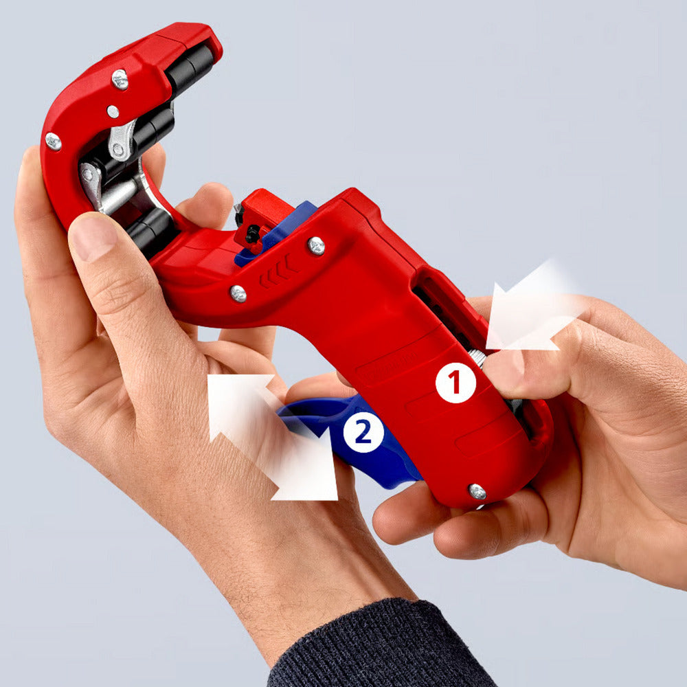 Knipex dpt50 Rohrschneider Rohrschneider (rot blau)