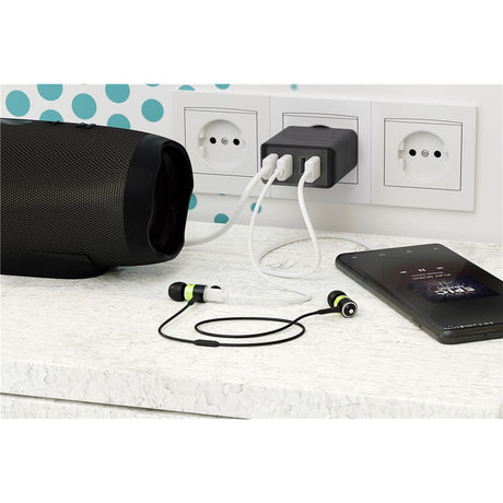 Goobay 4-fach USB-Ladegerät (30 W) (schwarz)