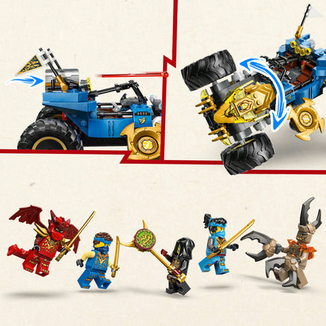 Lego Ninjago – Bauspielzeug „Jays verwandelndes Auto“ (71856)