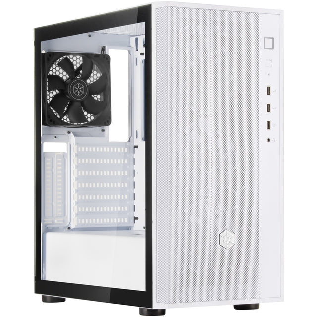 Silverstone Fara R1 v2 Midi-Tower-Gehäuse (weiß | 3x USB-A)