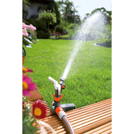 Gardena Premium pulsierender Sektor- und Kreisregner (Grauorange, 8136-20)