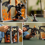 Lego Icons 10367 Buchstütze „Der Herr der Ringe Balrog“.