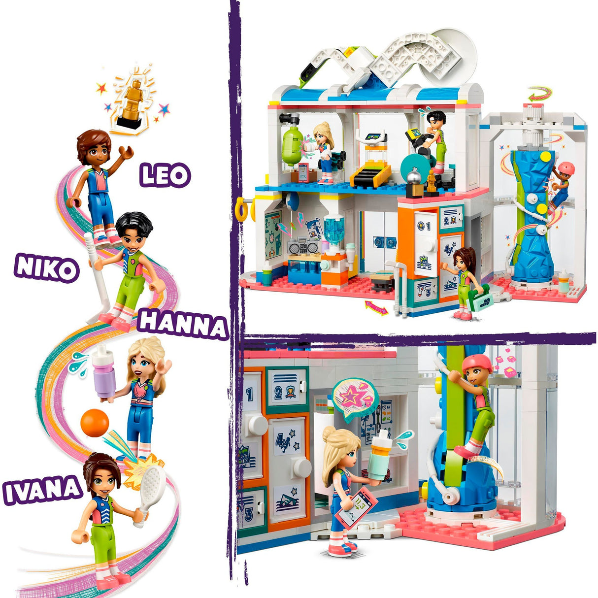 Lego Friends – Sportzentrum-Bauspielzeug (41744)