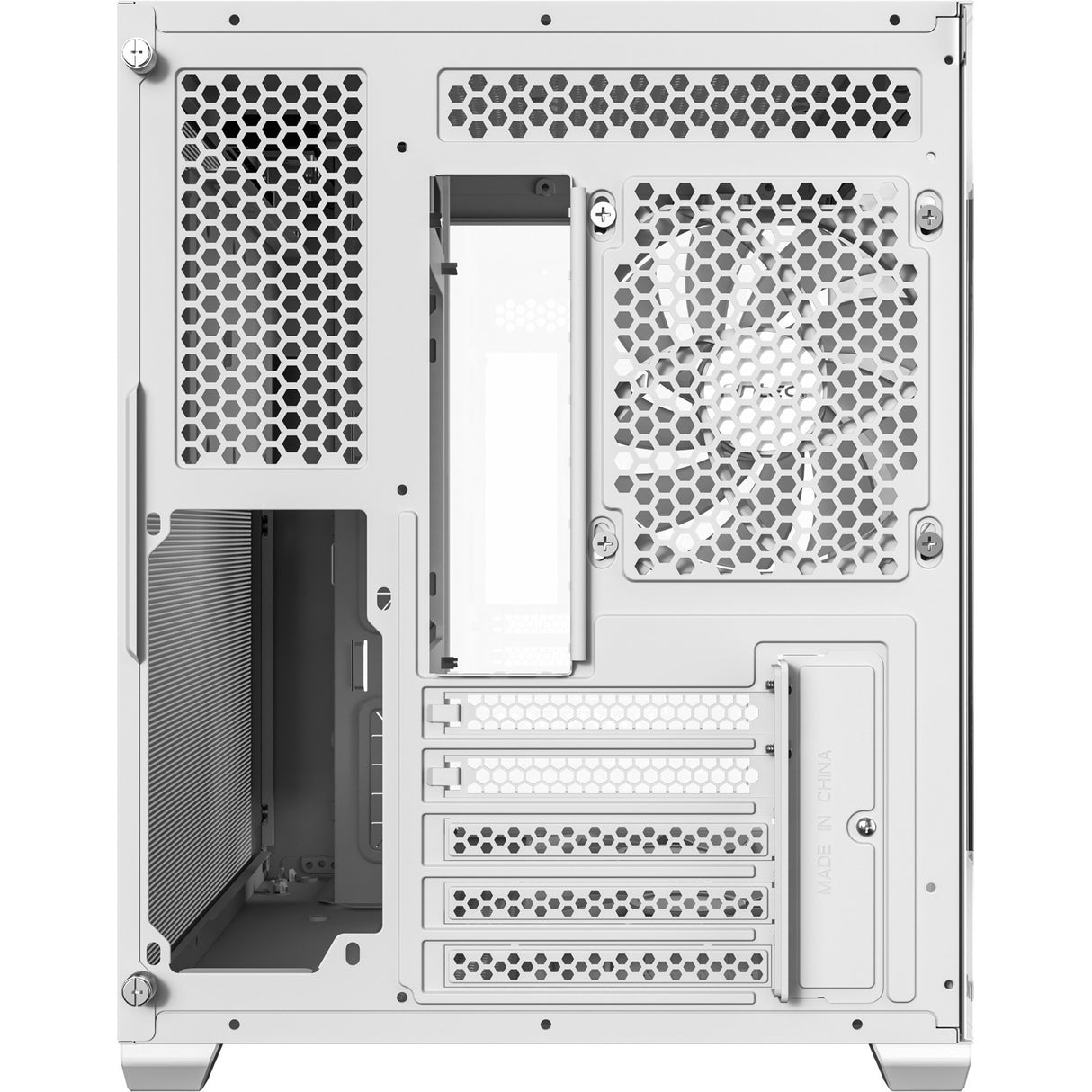 Antec cx60m argb Mini-Tower-Gehäuse (weiß | 3x USB-A | RGB | gehärtetes Glas)
