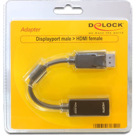 Delock Displayport > HDMI-Adapter (schwarz, 0,125 Meter, passiv)