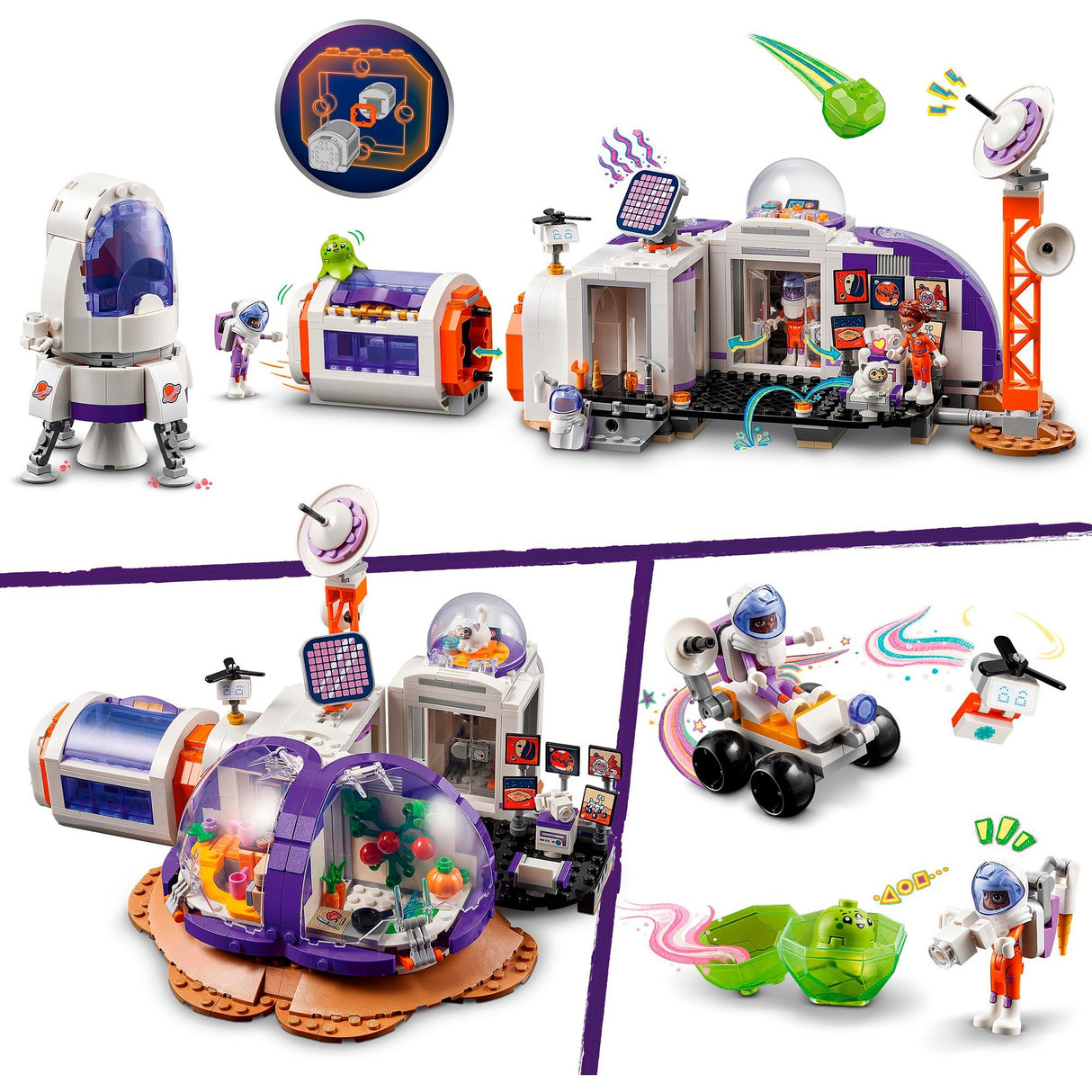 Lego Lego Friends 42605 Weltraumbasis auf dem Mars und Rakete