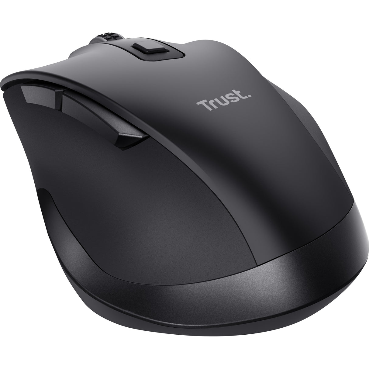 Trust Fyda kabellose Maus (schwarz, 800–2400 dpi)