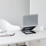 Act Connectivity Laptopständer, klappbar, 5-fach höhenverstellbar (schwarz)