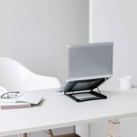 Act Connectivity Laptopständer, klappbar, 5-fach höhenverstellbar (schwarz)