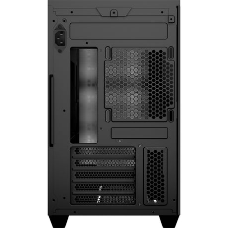 Aerocool Stormfront Mini Mini-Tower-Gehäuse (schwarz | 2x USB-A | 1x USB-C | Fenster)