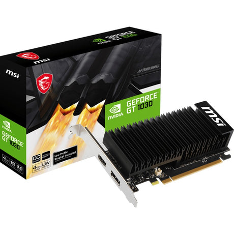 MSI GeForce GT 1030 4GHD4 LP OC Grafikkarte (1x HDMI, 1x DisplayPort)