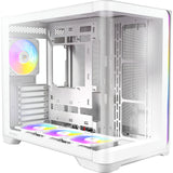 Antec C5 Curve Argb Midi-Tower-Gehäuse (weiß | 2x USB-A | 1x USB-C | gehärtetes Glas)
