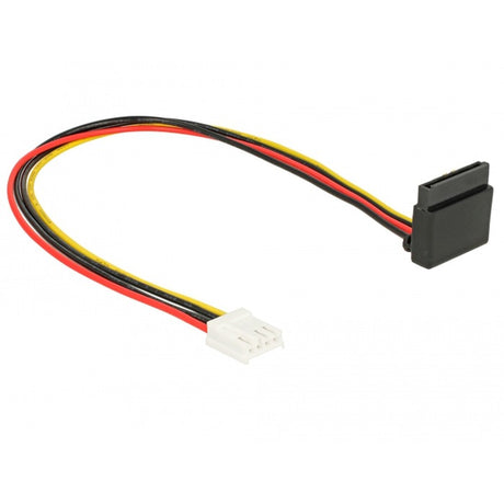 Delock Floppy 4 Pin Buchse > SATA 15 Pin Buchse Kabel (0,3 Meter)