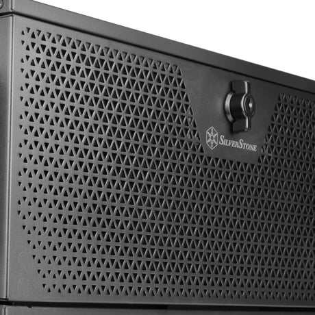 Silverstone RM44 Rackgehäuse (schwarz | 4U | USB Typ-C | 2x 80mm Gehäuselüfter im Lieferumfang enthalten)