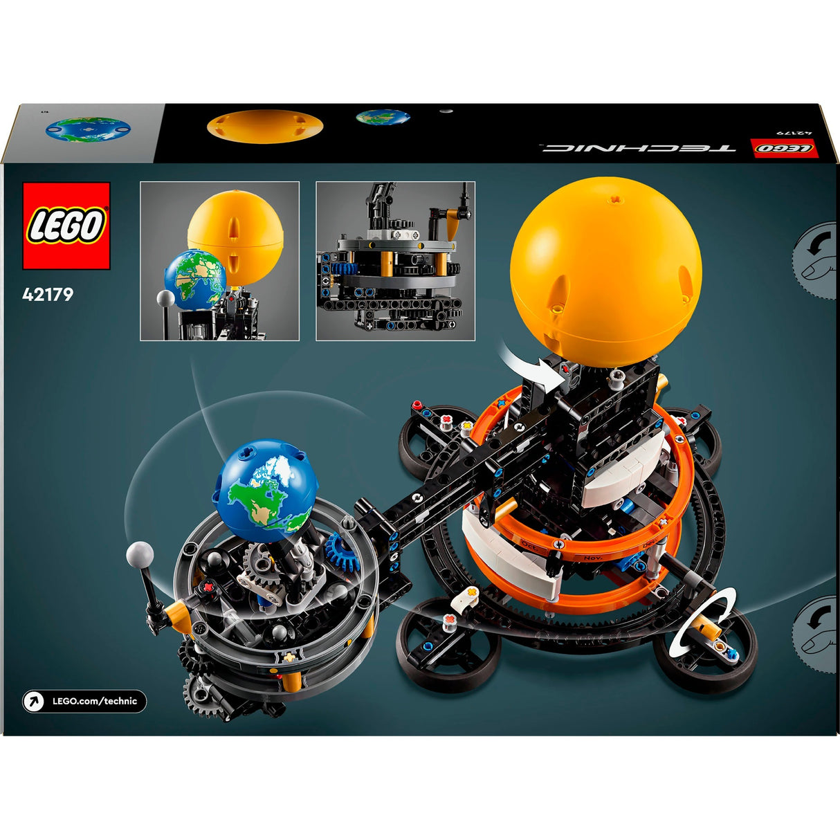 Lego Technic – Bauspielzeug „Erde und Mond in Bewegung“.