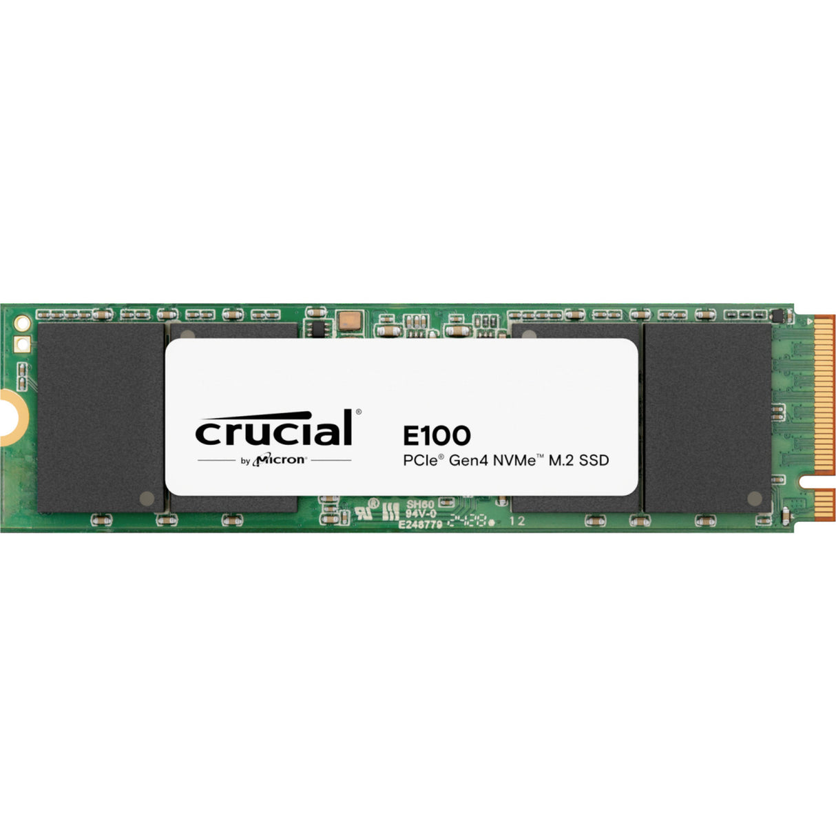 Crucial e100 2 tb ssd (pcie 4.0 x4, nvme, m.2 2280)