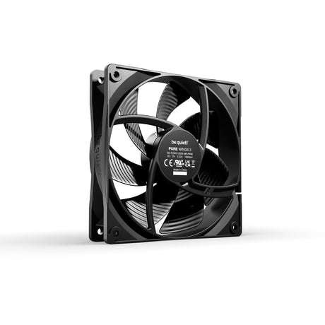 Be quiet! pure wings 3 case fans (zwart, 3 stuks, 120 x 120 x 25 mm, pwm)