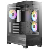 Antec cx700 argb Midi-Tower-Gehäuse (schwarz | 1x USB-A | 1x USB-C | gehärtetes Glas)