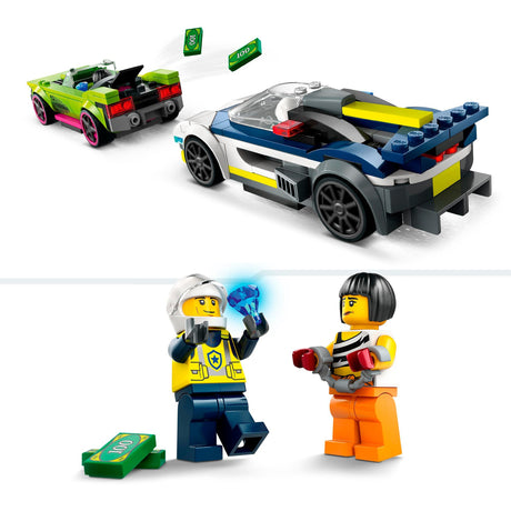 Lego Polizeiauto und rasante Verfolgungsjagd – 60415