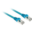 Sharkoon Netzwerkkabel SFTP, RJ-45 mit Cat.6 (blau, 1 Meter)