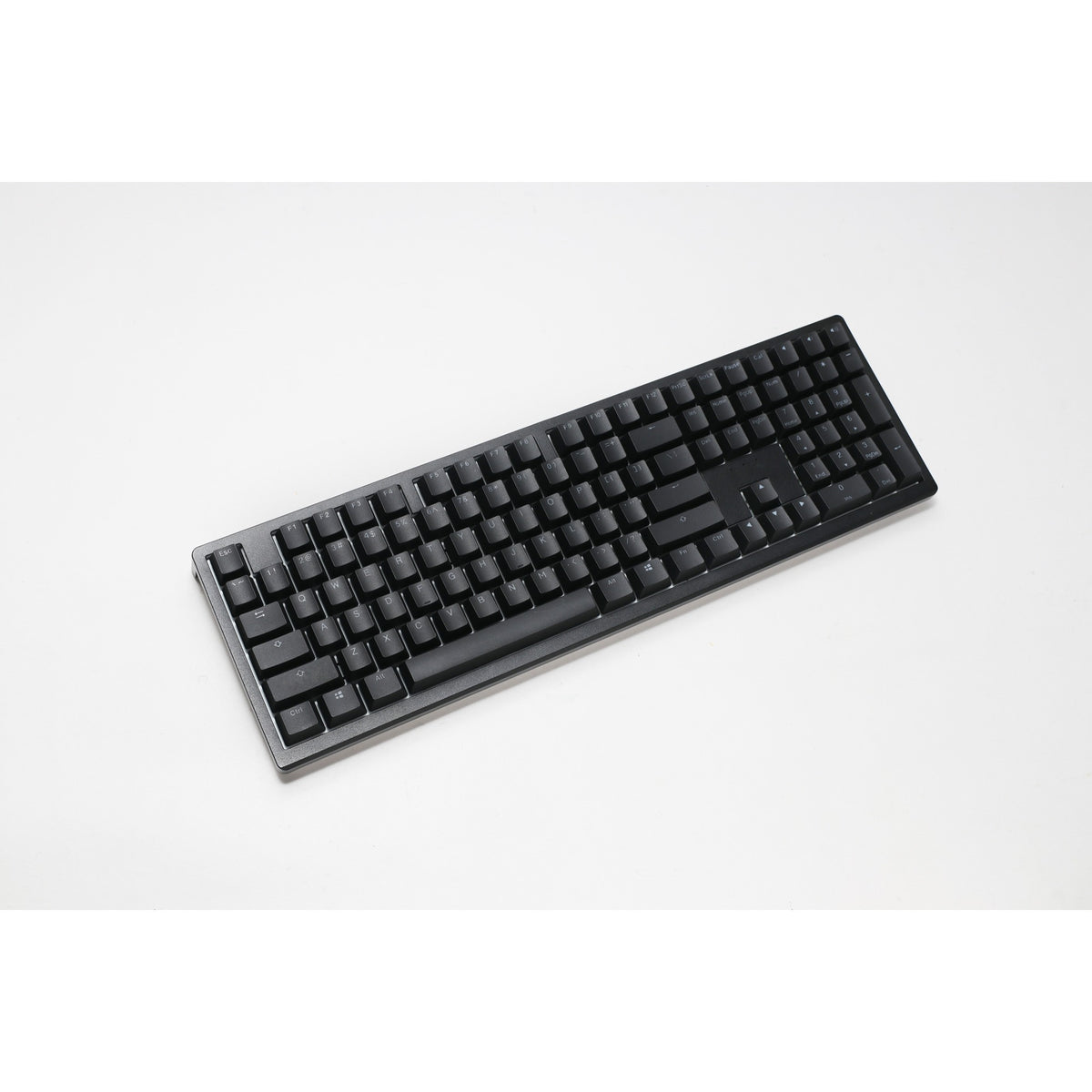 Ducky Zero 6108 Classic Black RGB mechanische Gaming-Tastatur (Schwarz, US-Layout (QWERTY), Cherry MX2A Blau, 100 %, RGB-LEDs, Double-Shot PBT, Hot Swap, 2,4 GHz | Bluetooth | USB-C)