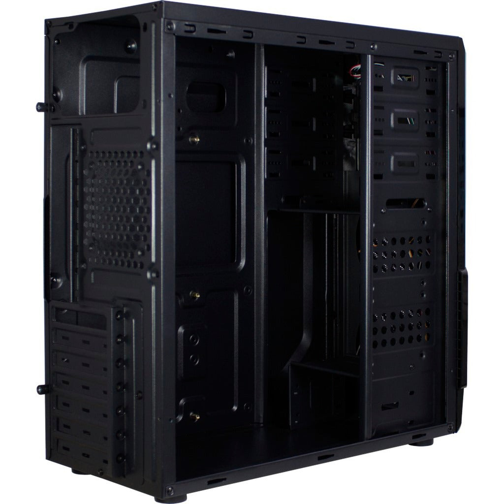 Inter-Tech B-30 Midi-Tower-Gehäuse (schwarz | 2x USB-A)