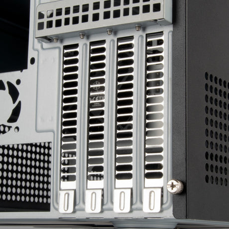 Silverstone sst-cs351 Mini-Tower-Gehäuse (schwarz | 2x USB-A | 1x USB-C)