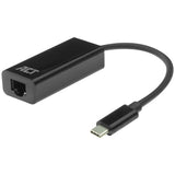 Act-Konnektivität USB-C-Gigabit-Netzwerkadapter (schwarz)