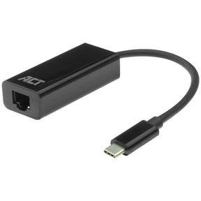 Act-Konnektivität USB-C-Gigabit-Netzwerkadapter (schwarz)