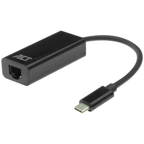 Act-Konnektivität USB-C-Gigabit-Netzwerkadapter (schwarz)