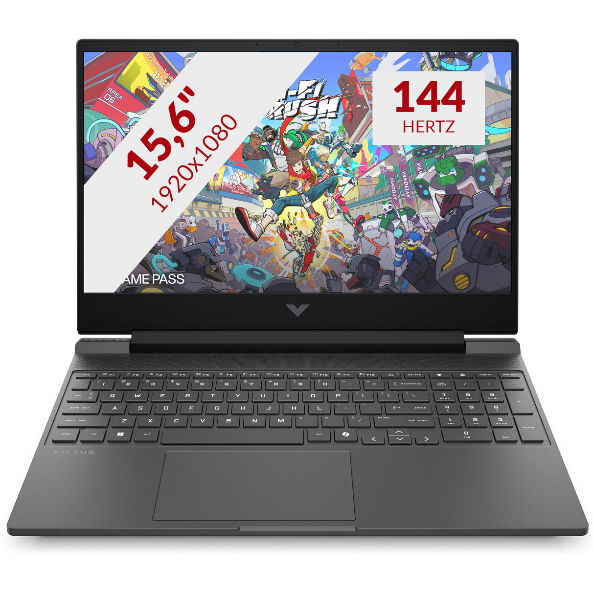 Victus by hp 15-fa2050nd (ch4m4ea) 15.6 gaming laptop (zwart | i5-13420h | rtx 5050 | 16 gb | 512 gb ssd)